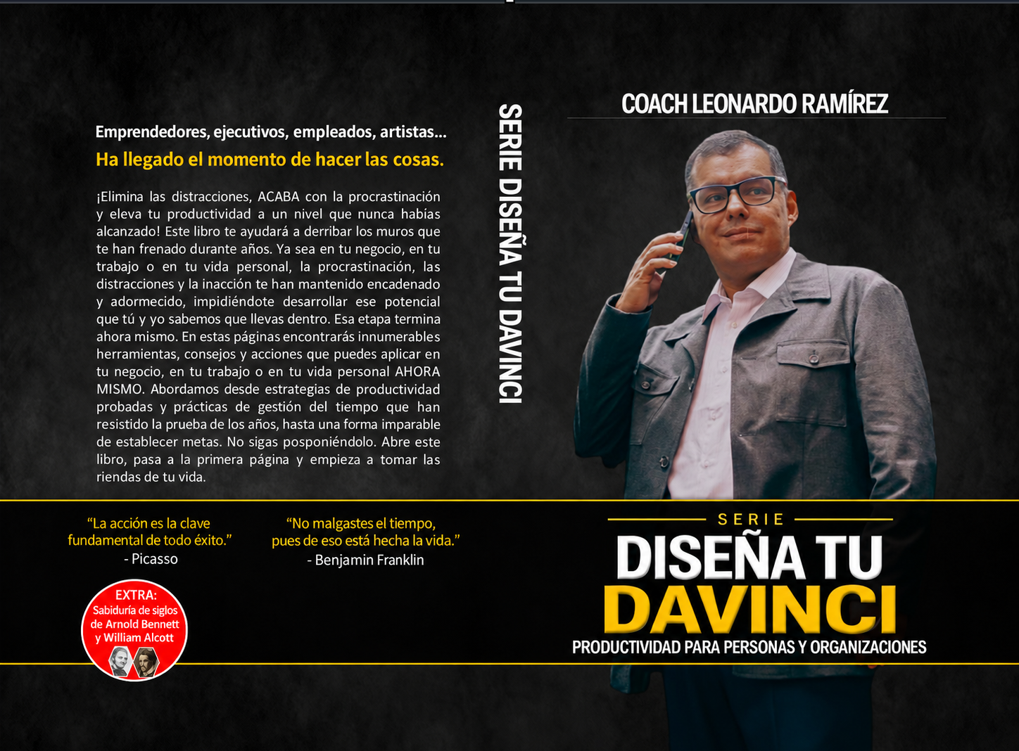 Design Your Da Vinci Book Front and Back Covers