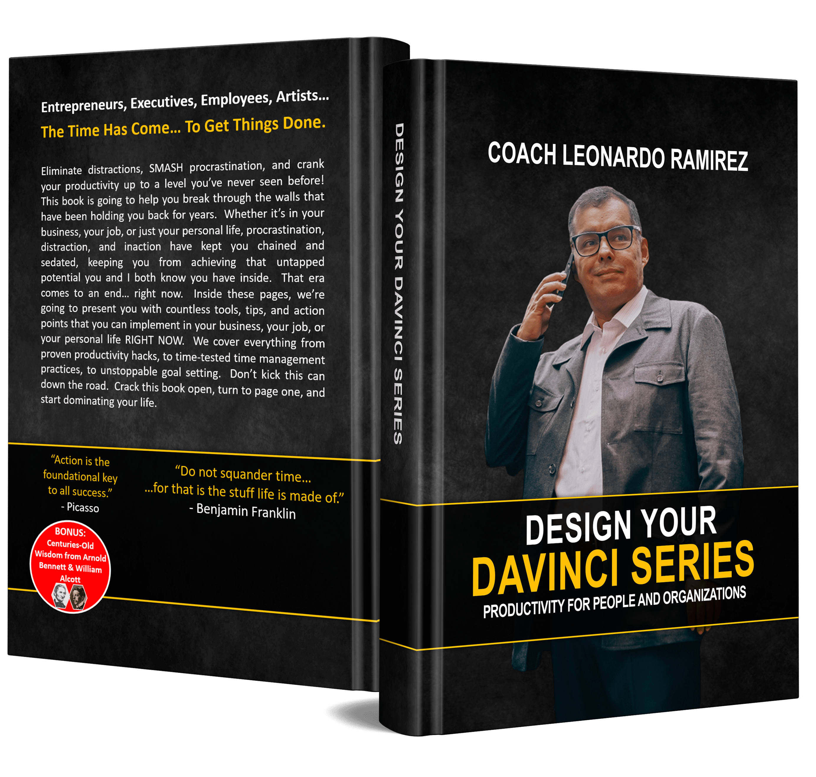 Design Your Da Vinci Book Front and Back Covers